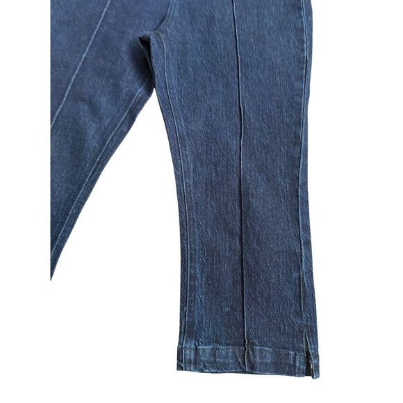 AFRM Dark Wash Denim Crop Jeans Pants Size 26 - Picture 5 of 7